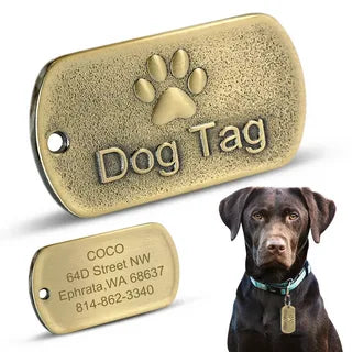 Cozy Wozy “Dog Tag” ID Tag